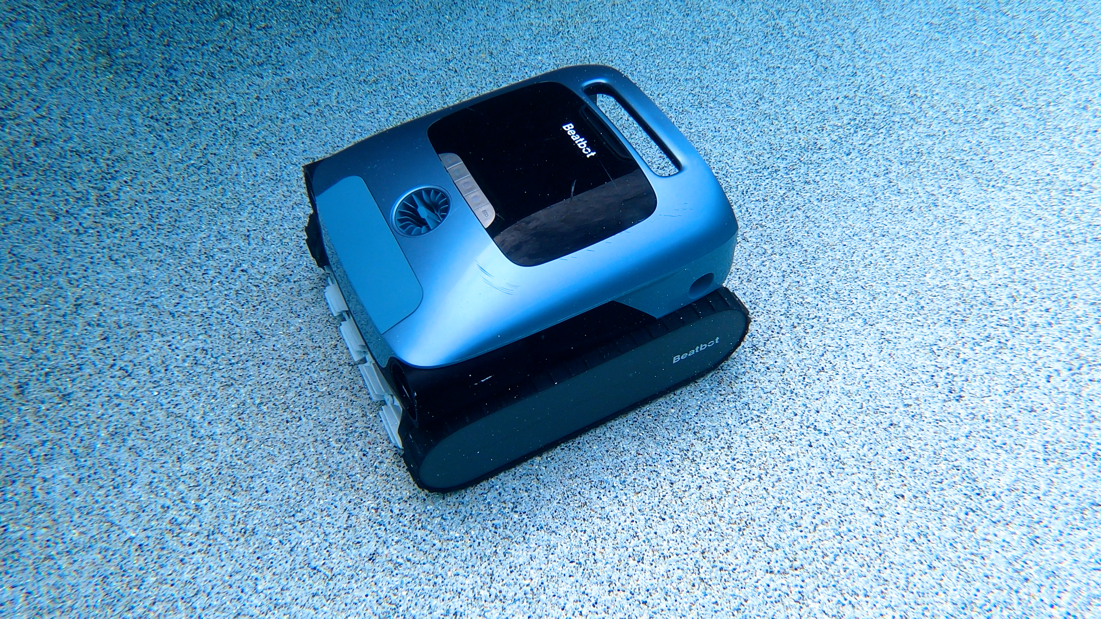 Beatbot AquaSense 2 Pro Robot Resting Pool Bottom Flat Angle