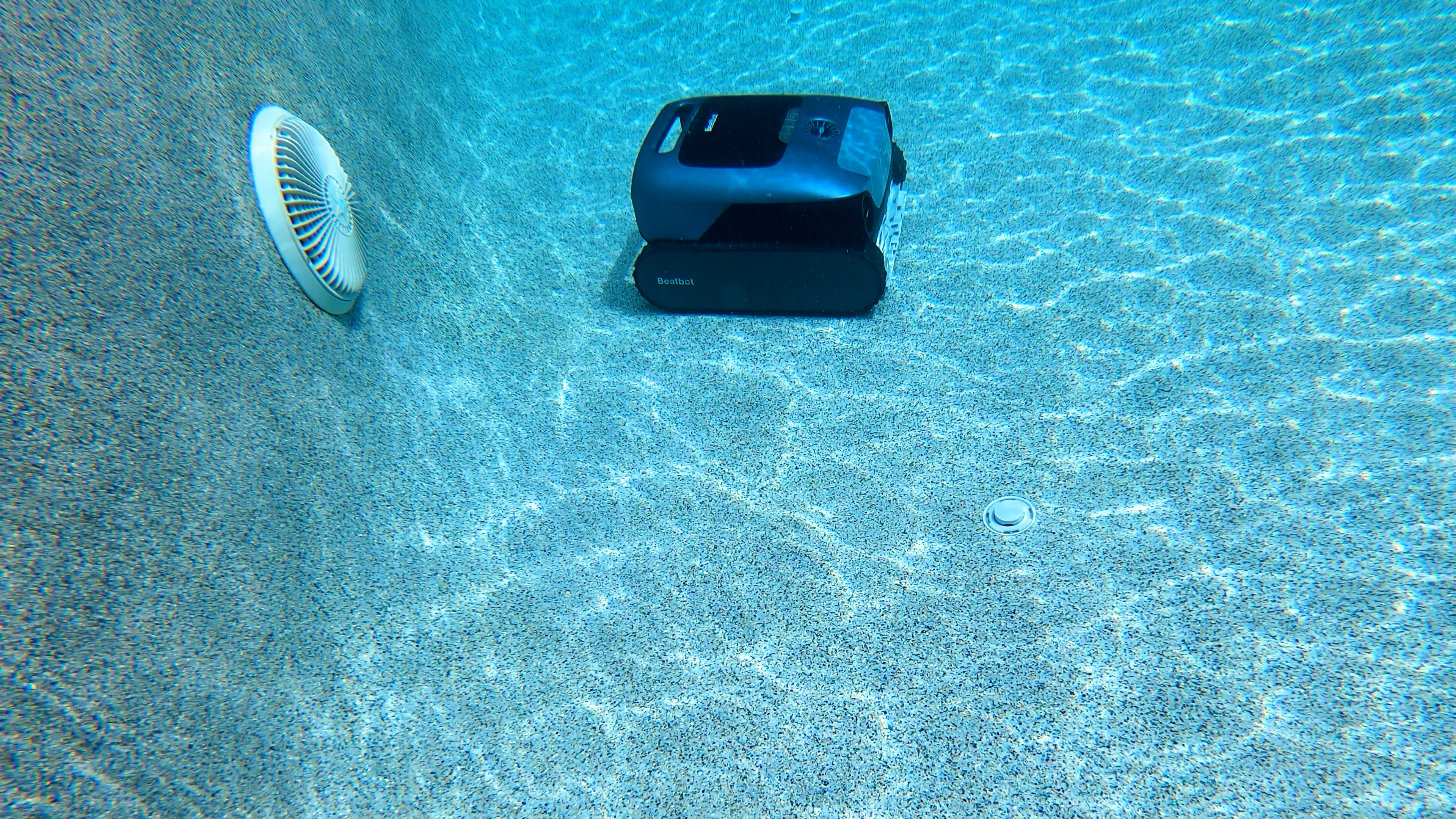 Beatbot AquaSense 2 Pro Robot Underwater Near Drain Wall Fitting