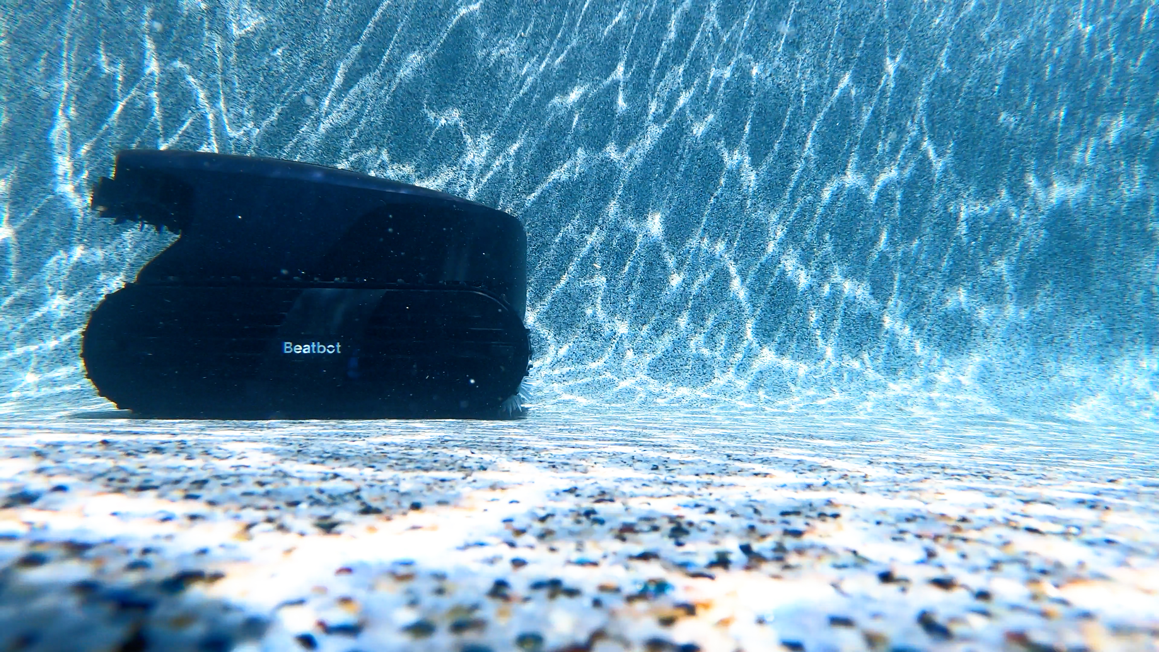 Beatbot AquaSense 2 Ultra Robot Resting On Pool Bottom