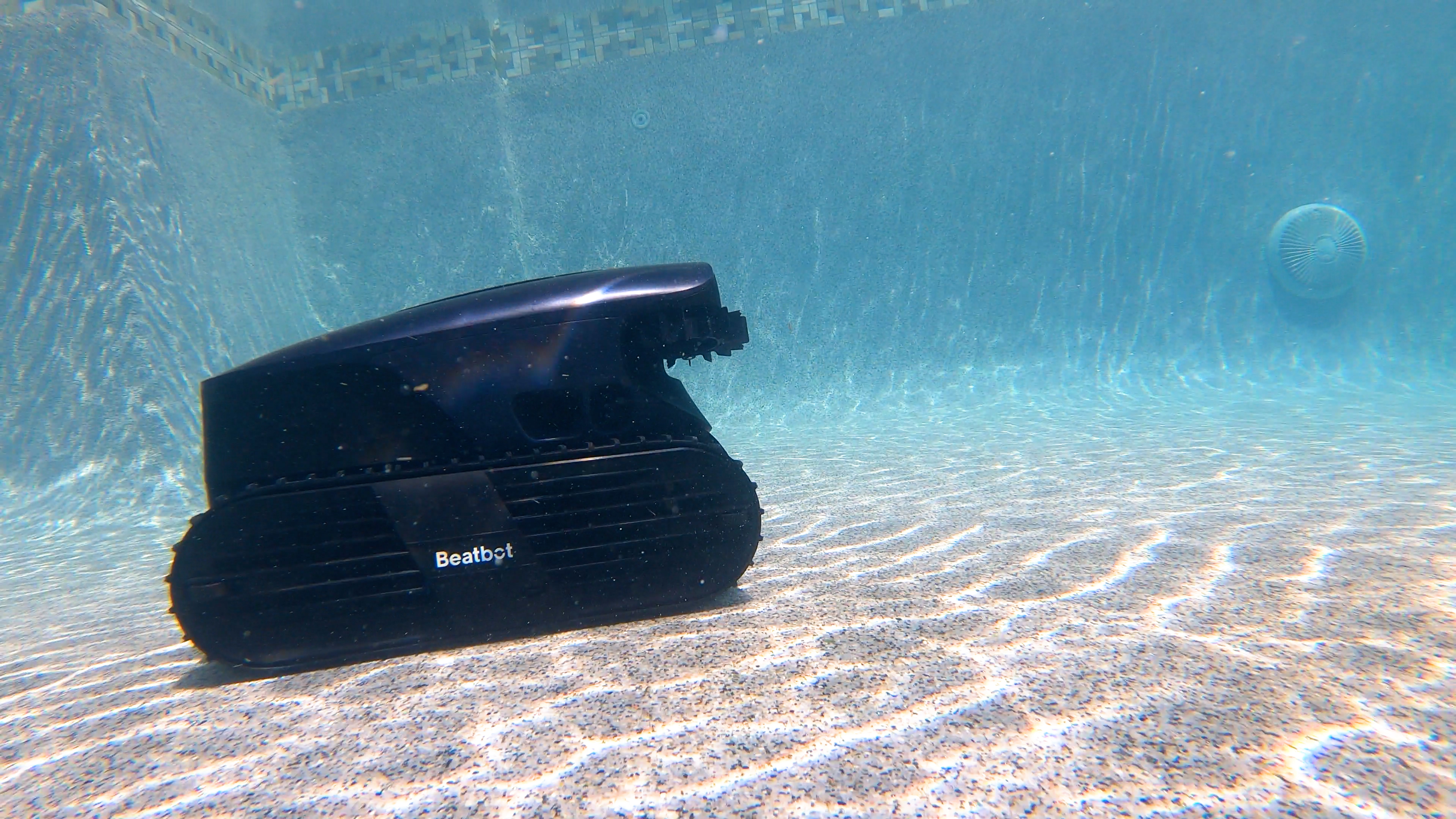 Beatbot AquaSense 2 Ultra Robot Underwater Resting On Pool Floor