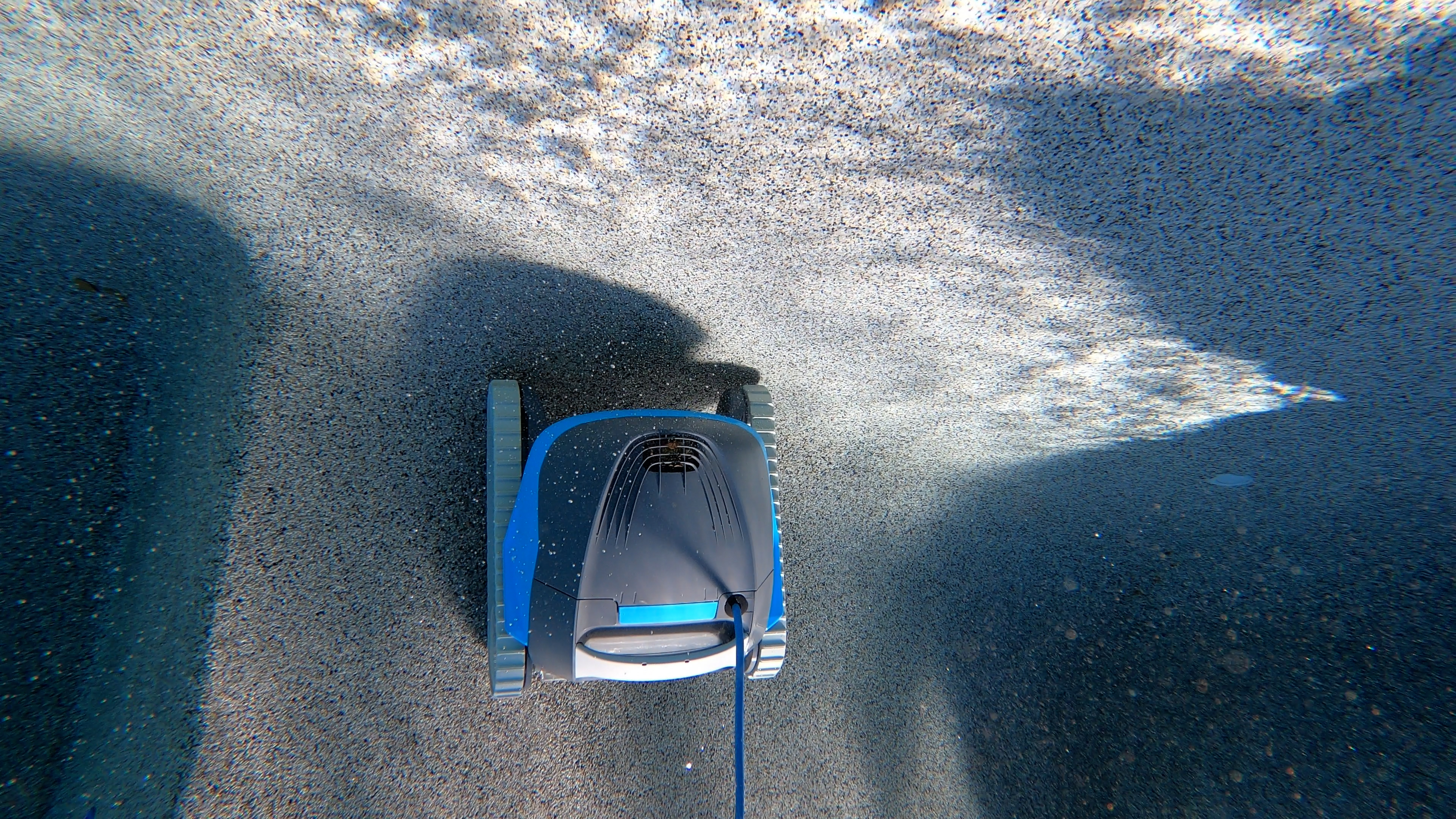 Dolphin Cayman Underwater Robot Cleaning Bottom View Above