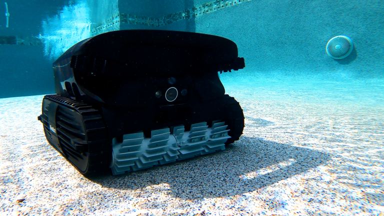 Beatbot Aquasense 2 Ultra Low Angle Front Three Quarter On Floor