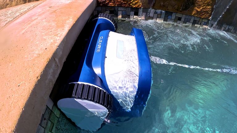 Clear S Spa Waterline Cleaning Close Up Jet Stream