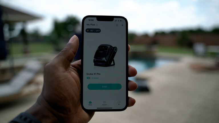 Aiper Scuba X1 Pro App Home Screen Device Online
