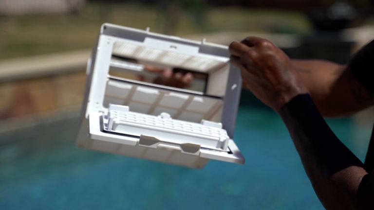 Clear UV Opening Basket Bottom Flap Door
