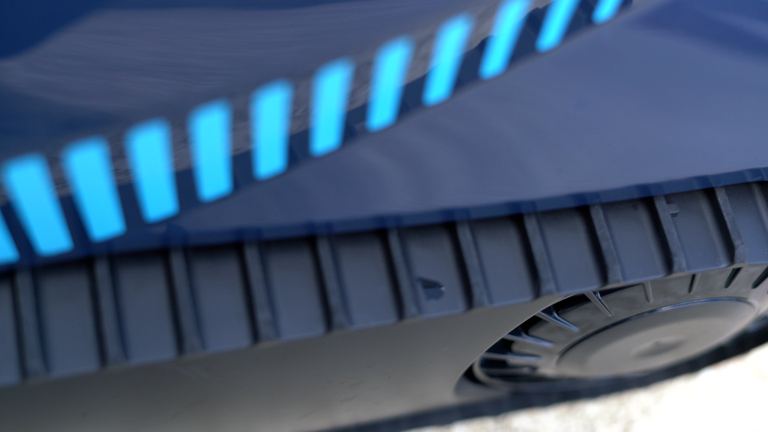Polaris Freedom Side Vents And Track Macro Close Up