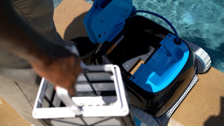 Dolphin Nautilus CC Reinserting Basket Into Open Cavity